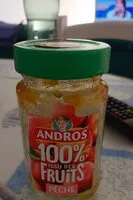 Mängden socker i 100% fruits Pêche