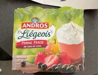 Mängden socker i Liégeois pomme fraise