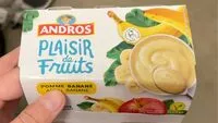 Mängden socker i Plaisir de fruits pomme banane