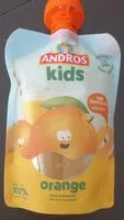 Mängden socker i Jus d'orange Andros Kids