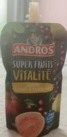 Mängden socker i Andros Super Fruits