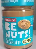 Mängden socker i Be Nuts ! Cacahuète Crémeux - 325g