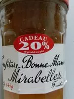 Mängden socker i Confiture de mirabelles