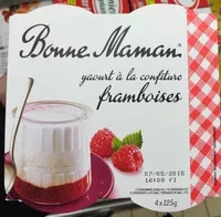 Mängden socker i Yaourt à la confiture framboise