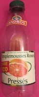 Mängden socker i Jus de pamplemousses roses pressés