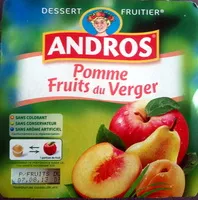 Mängden socker i Pomme Fruits du Verger
