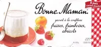 Mängden socker i Yaourt à la confiture (fraises, framboises, abricots) 8 pots