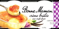 Mängden socker i Crème brûlée aux œufs frais