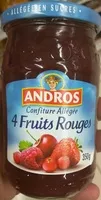 Mängden socker i Confiture allégée 4 fruits rouges