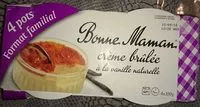 Mängden socker i Crème brûlée à la vanille naturelle
