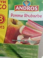 Mängden socker i Compote Pomme Rhubarbe