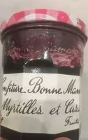Mängden socker i Confiture Myrtilles et Cassis
