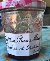 Mängden socker i Confiture fraises et groseilles