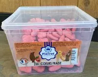 Mängden socker i 250 cœurs fraise