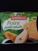 Mängden socker i Dessert fruitier poire recette veloutée