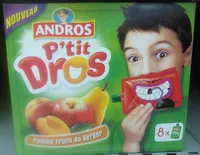 Mängden socker i P'tit Dros Fruits du verger