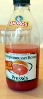 Mängden socker i 100 % pur jus pasteurisé de pamplemousses roses pressés