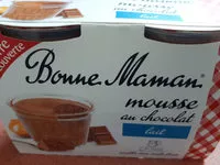 Mängden socker i Mousse au chocolat au lait aux œufs frais