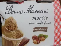 Mängden socker i Mousse aux Œufs Frais Marrons