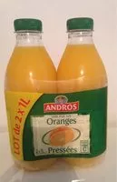 Mängden socker i 100% pur jus d'oranges pressées