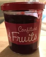Mängden socker i Confiture 4 Fruits