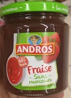 Mängden socker i Fraise sans morceaux
