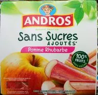 Mängden socker i Pomme Rhubarbe sans sucres ajoutés