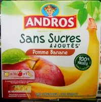 Mängden socker i Pomme Banane sans sucres ajoutés