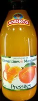 Mängden socker i 100% pur jus de clémentines & mandarines pressées