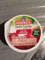 Mängden socker i Cerise Morceaux - sans sucres ajoutés