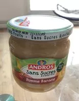 Mängden socker i Compotes Pomme Banane Sans Sucres Ajoutés