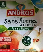 Mängden socker i Compote Pomme Sans Sucres Ajoutés