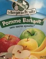 Mängden socker i Compote pomme banane