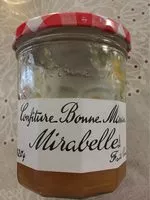 Mängden socker i Confiture de mirabelles