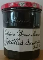 Mängden socker i Confitures aux Myrtilles Sauvages