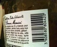 Mängden socker i Confiture Extra Abricots