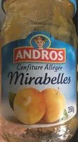Mängden socker i Confiture allégée aux mirabelles