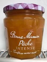 Mängden socker i Confiture pêche intense