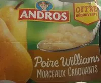 Mängden socker i Poire Williams morceaux croquants