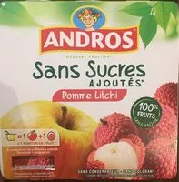 Mängden socker i Pomme litchi sans sucres ajoutés
