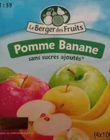 Mängden socker i Compote pomme banane