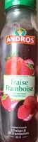 Mängden socker i Boisson aux fruit fraise framboise