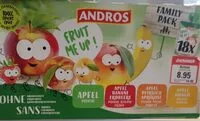 Mängden socker i Andros fruit me up!