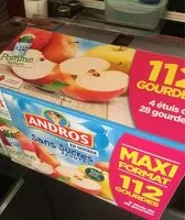 Mängden socker i Andros gourdes pomme nature