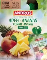 Mängden socker i Compote pomme et ananas