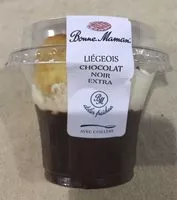 Mängden socker i Liegeois chocolat noir extra