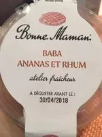 Mängden socker i Baba ananas et rhum