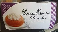 Mängden socker i Baba au rhum à la chantilly