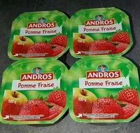 Mängden socker i Compote pomme fraise