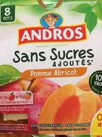 Mängden socker i Compote pomme abricot sans sucres ajoutés